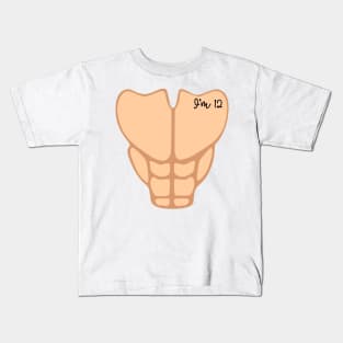 Six Pack I'm 12th Birthday Funny Boy Kids Kids T-Shirt